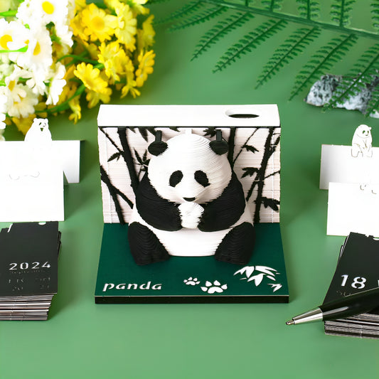 Panda Calendar 2024 (with box)